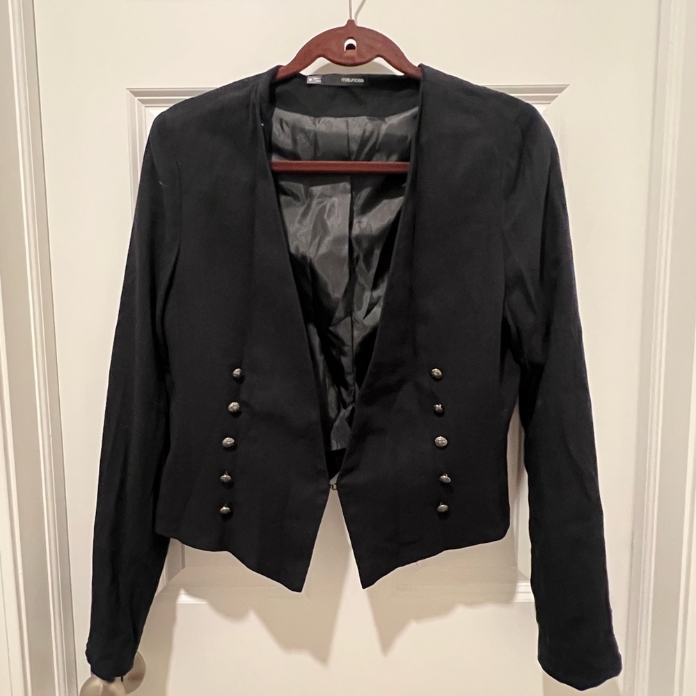 Maurices Black Blazer with Button Accents